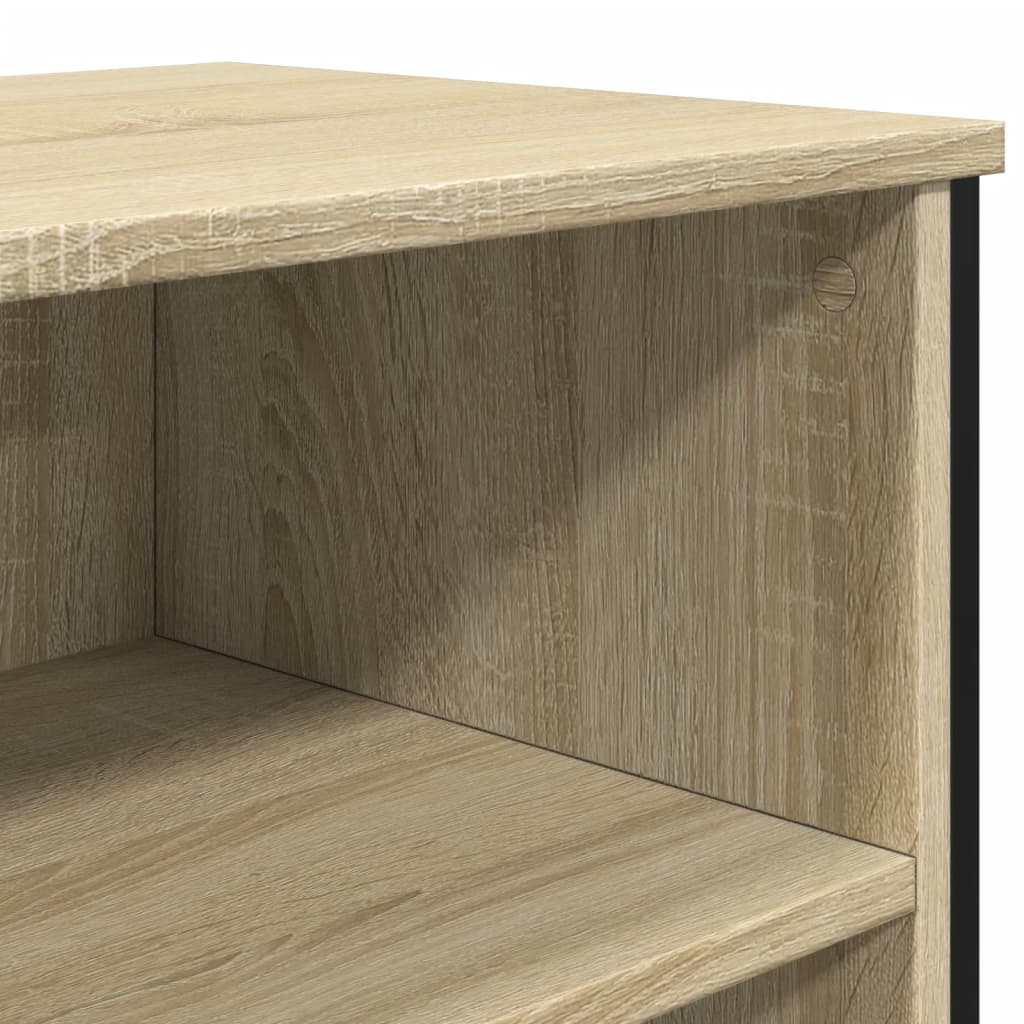 Buffet chêne sonoma 101x35,5x74,5 cm bois d'ingénierie