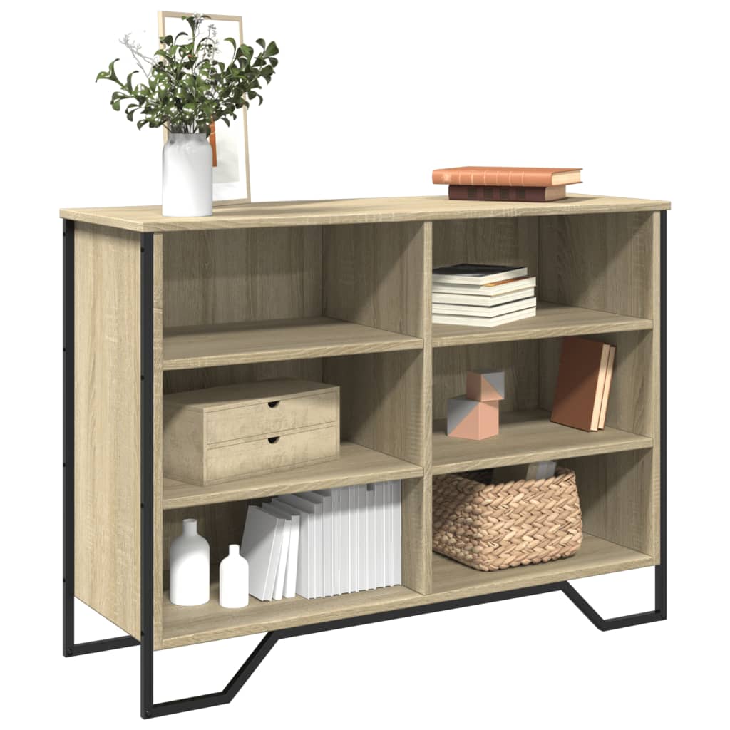 Buffet chêne sonoma 101x35,5x74,5 cm bois d'ingénierie
