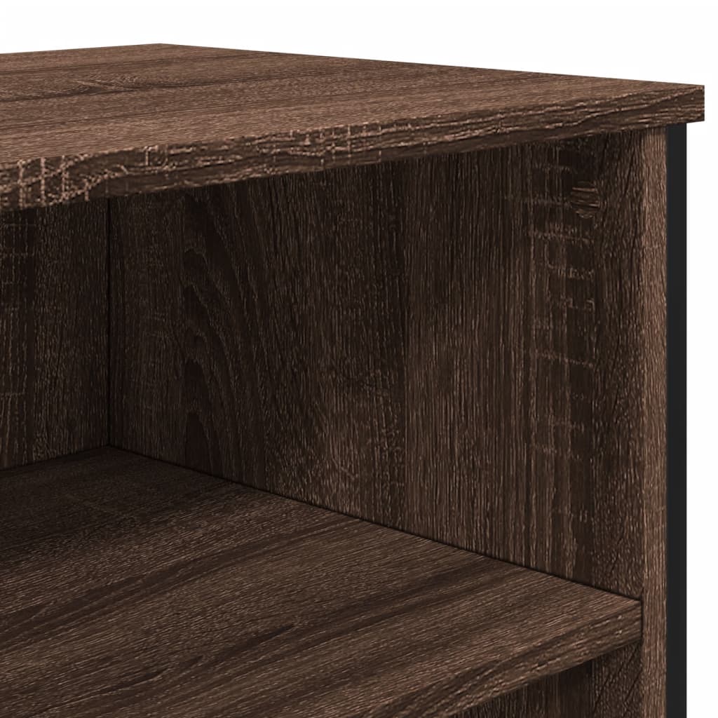 Buffet chêne marron 101x35,5x74,5 cm bois d'ingénierie - XIOS