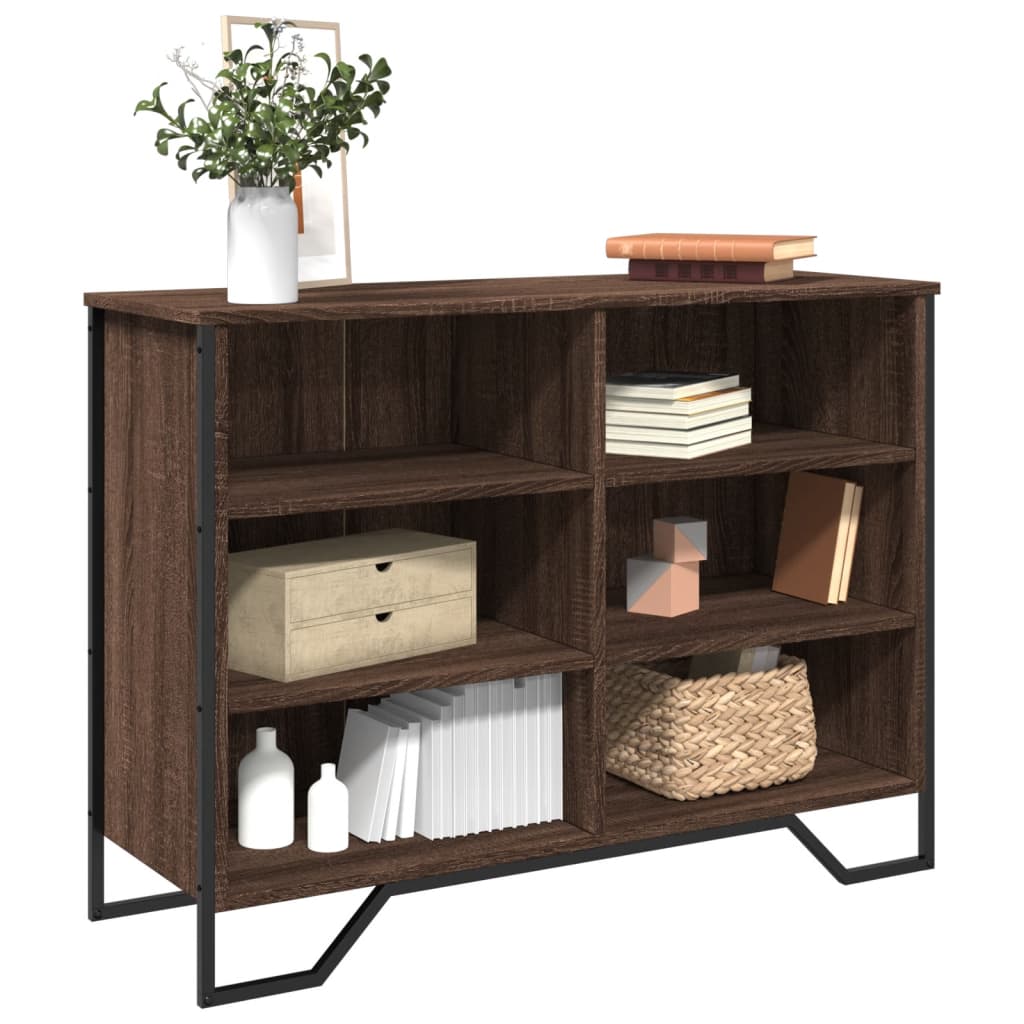 Buffet chêne marron 101x35,5x74,5 cm bois d'ingénierie - XIOS