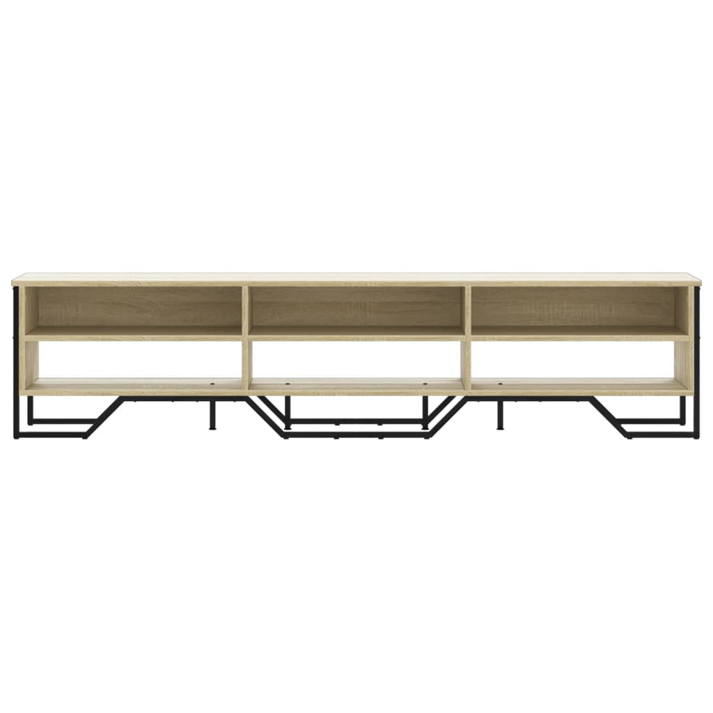 Meuble TV chêne sonoma 180x34x41 cm bois d'ingénierie - XIOS