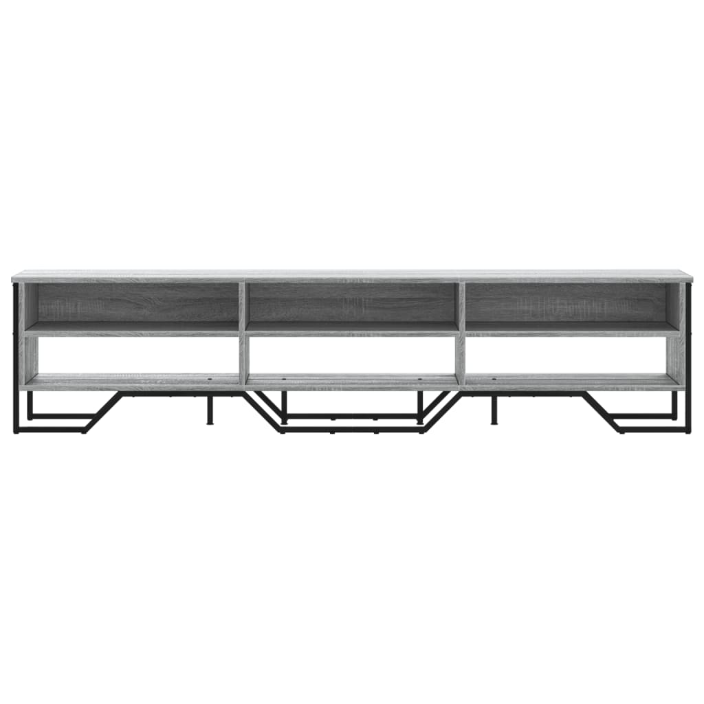 Meuble TV sonoma gris 180x34x41 cm bois d'ingénierie - XIOS