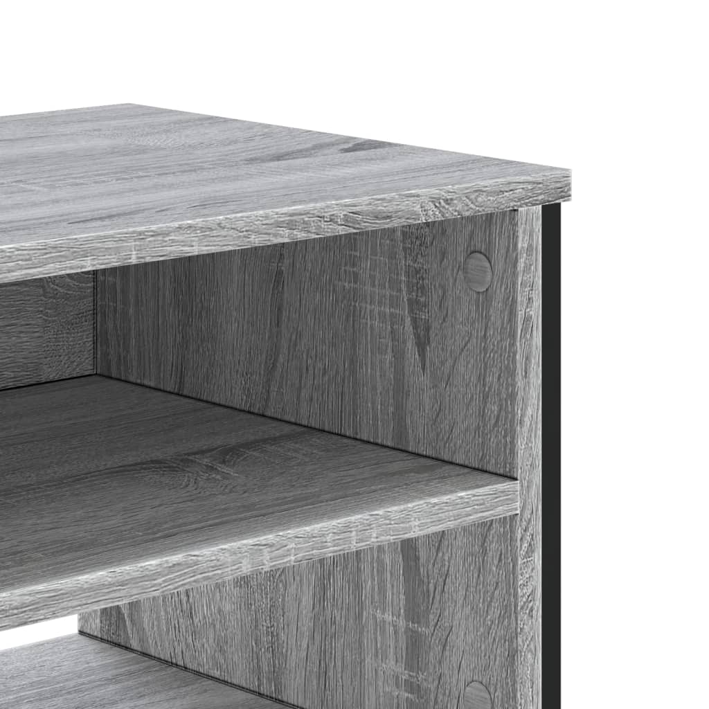 Meuble TV sonoma gris 180x34x41 cm bois d'ingénierie - XIOS