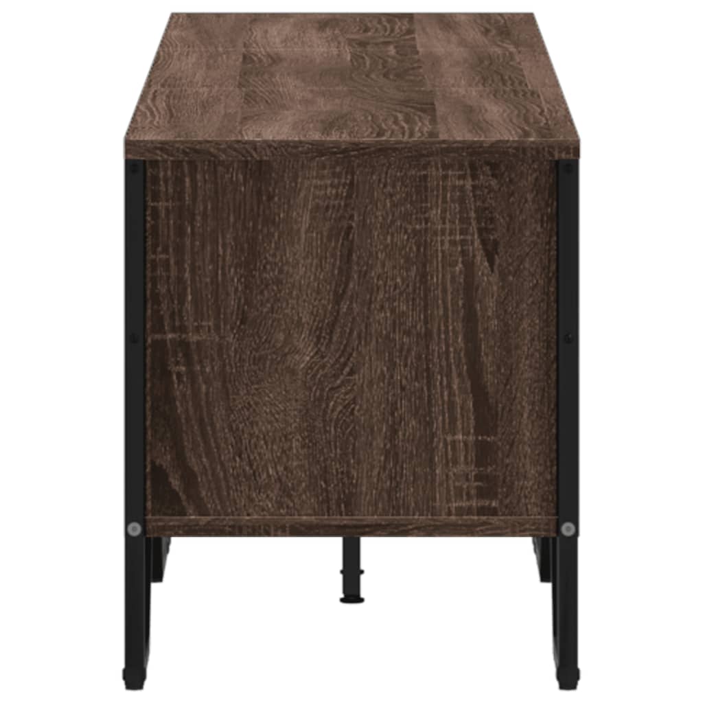 Meuble TV chêne marron 180x34x41 cm bois d'ingénierie - XIOS