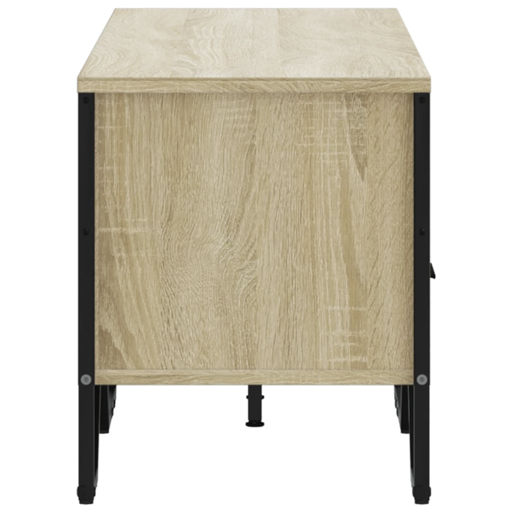 Meuble TV chêne sonoma 122x34x41 cm bois d'ingénierie - XIOS