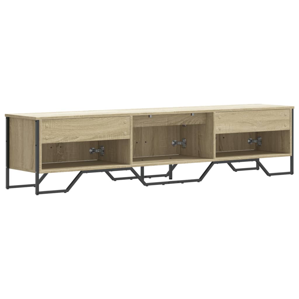 Meuble TV chêne sonoma 180x34x41 cm bois d'ingénierie - XIOS