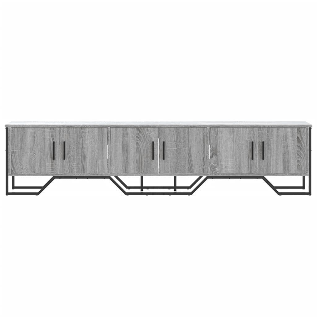 Meuble TV sonoma gris 180x34x41 cm bois d'ingénierie - XIOS