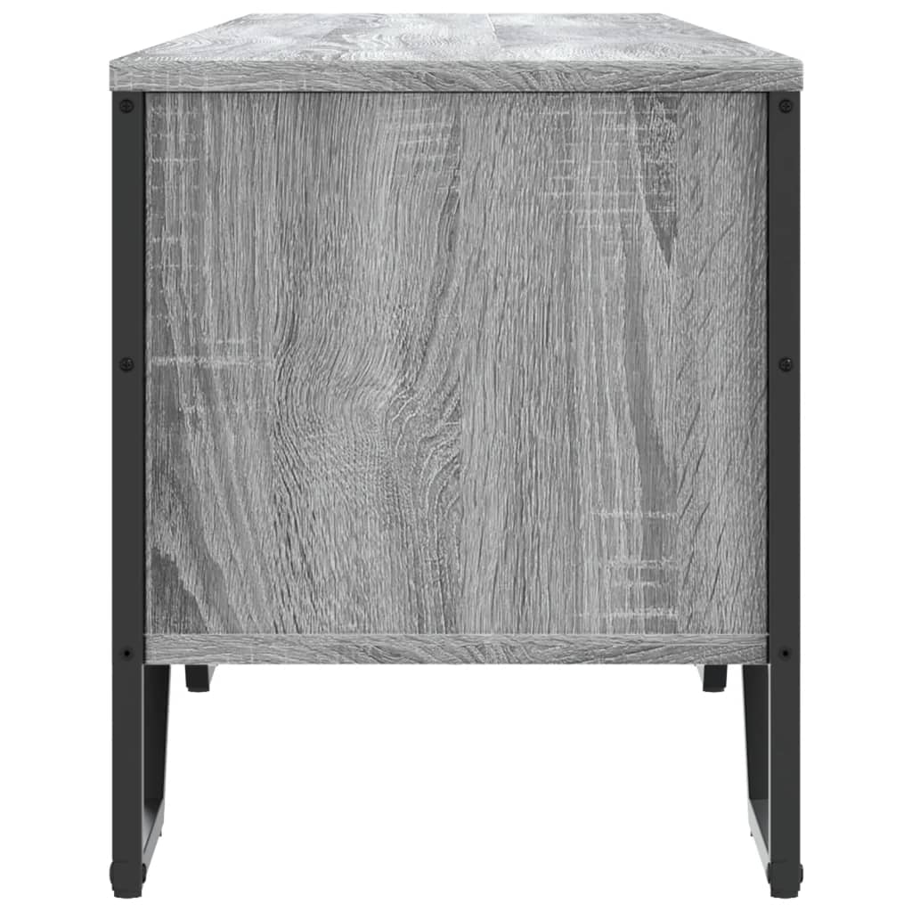 Meuble TV sonoma gris 180x34x41 cm bois d'ingénierie - XIOS