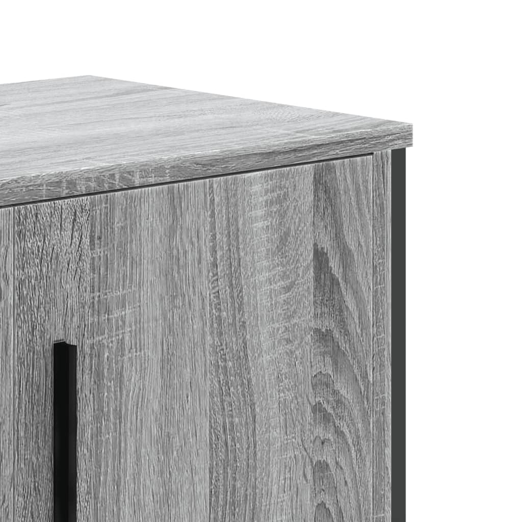 Meuble TV sonoma gris 180x34x41 cm bois d'ingénierie - XIOS
