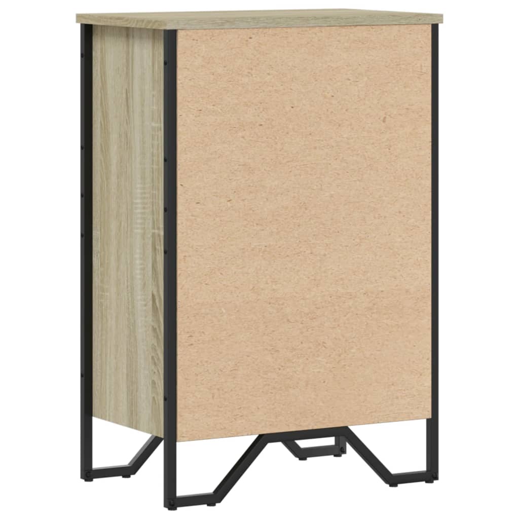 Bibliothèque chêne sonoma 50x31x74,5 cm bois d'ingénierie - XIOS