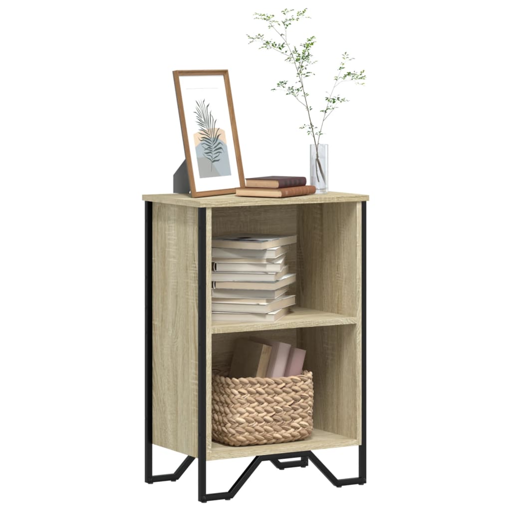 Bibliothèque chêne sonoma 50x31x74,5 cm bois d'ingénierie - XIOS
