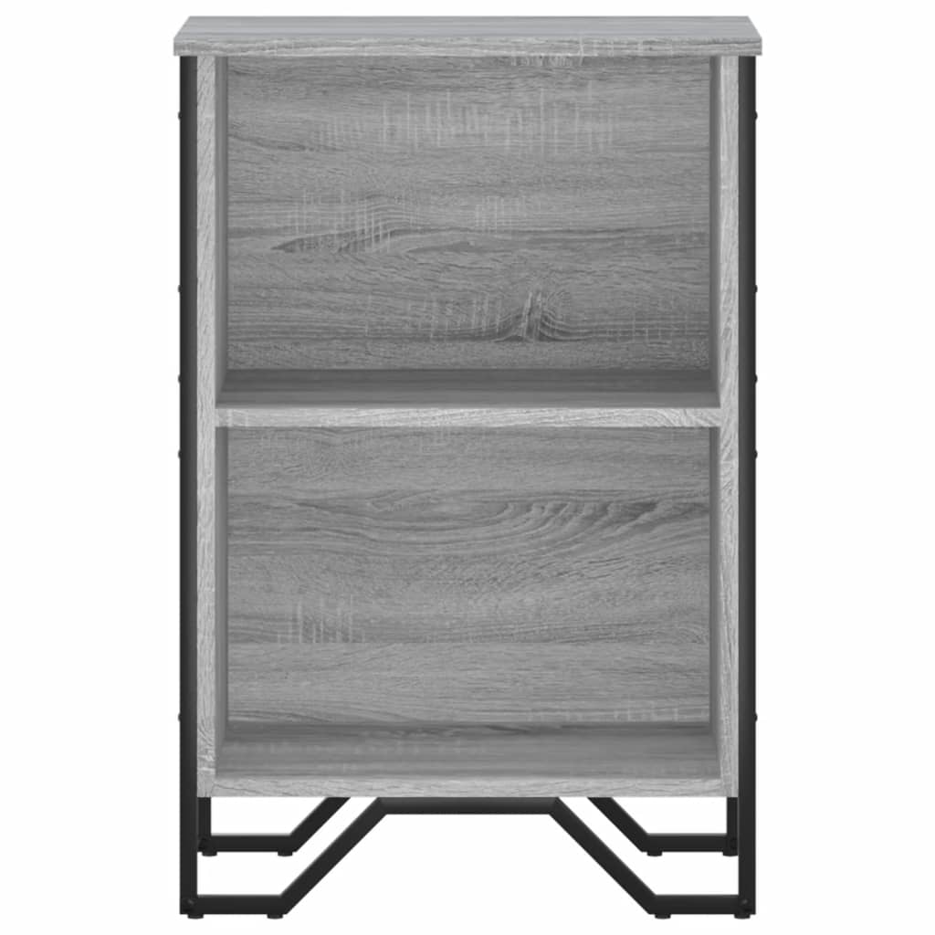 Bibliothèque sonoma gris 50x31x74,5 cm bois d'ingénierie - XIOS