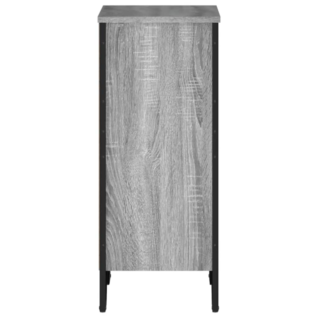 Bibliothèque sonoma gris 50x31x74,5 cm bois d'ingénierie - XIOS