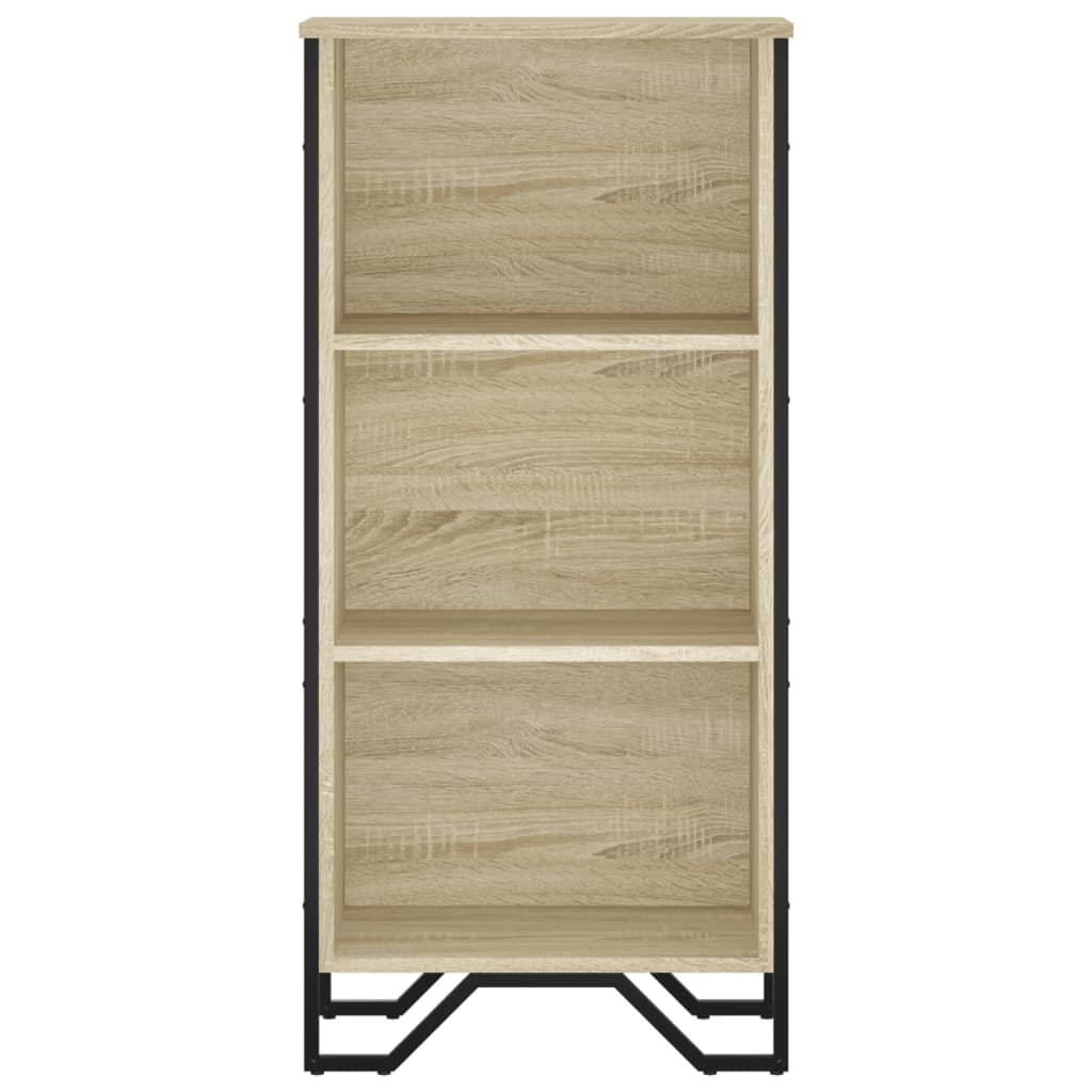 Bibliothèque chêne sonoma 50x31x106 cm bois d'ingénierie - XIOS
