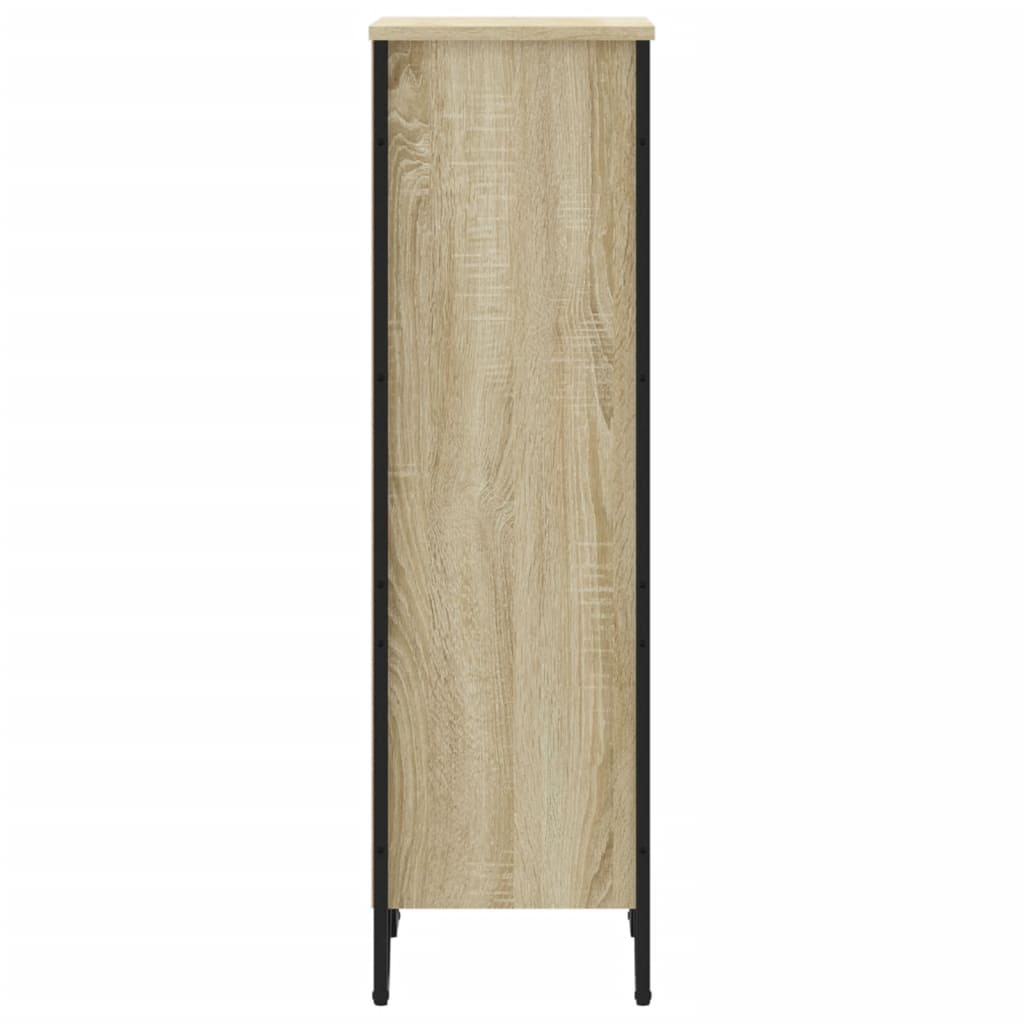 Bibliothèque chêne sonoma 50x31x106 cm bois d'ingénierie - XIOS