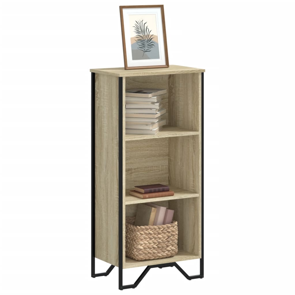 Bibliothèque chêne sonoma 50x31x106 cm bois d'ingénierie - XIOS