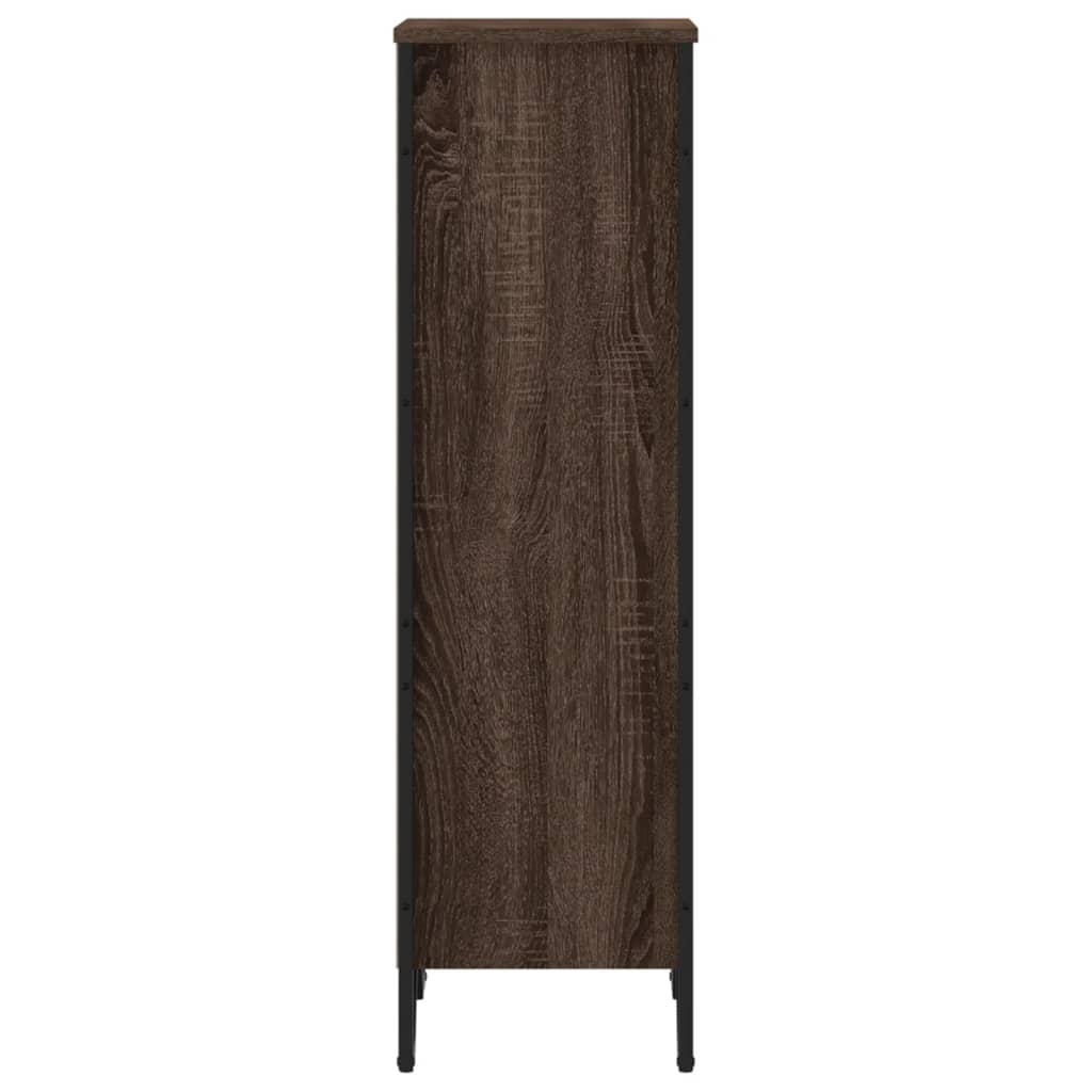 Bibliothèque chêne marron 50x31x106 cm bois d'ingénierie - XIOS