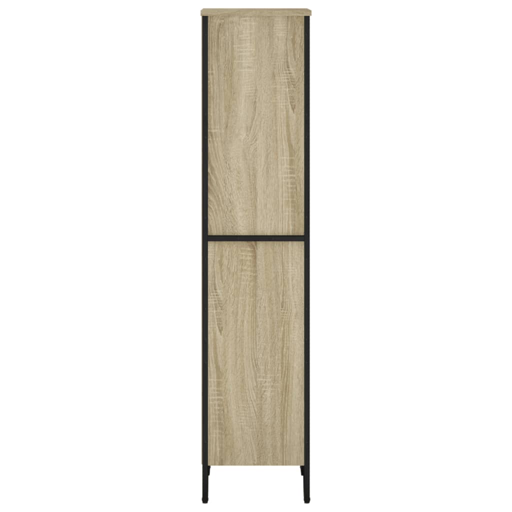 Bibliothèque chêne sonoma 50x31x137,5 cm bois d'ingénierie - XIOS