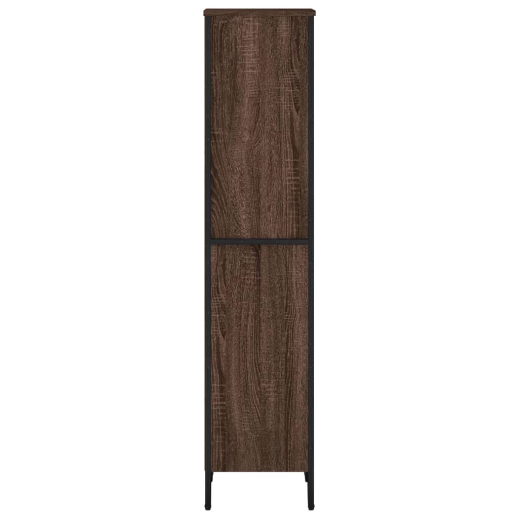 Bibliothèque chêne marron 50x31x137,5 cm bois d'ingénierie - XIOS