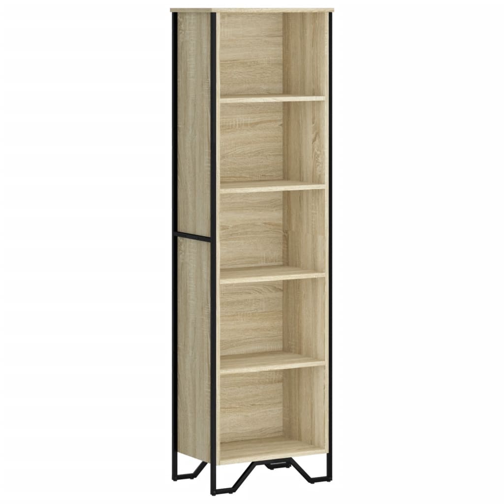Bibliothèque chêne sonoma 50x31x169 cm bois d'ingénierie - XIOS