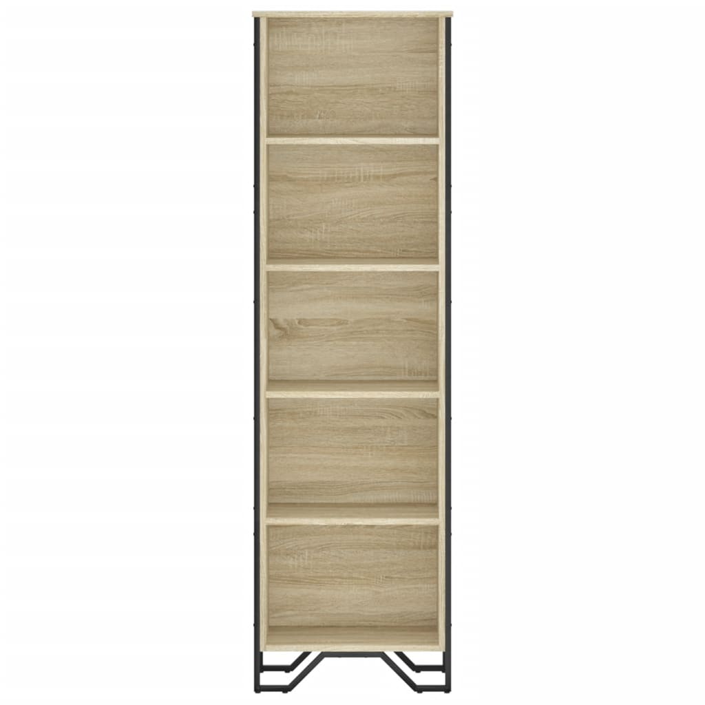 Bibliothèque chêne sonoma 50x31x169 cm bois d'ingénierie - XIOS