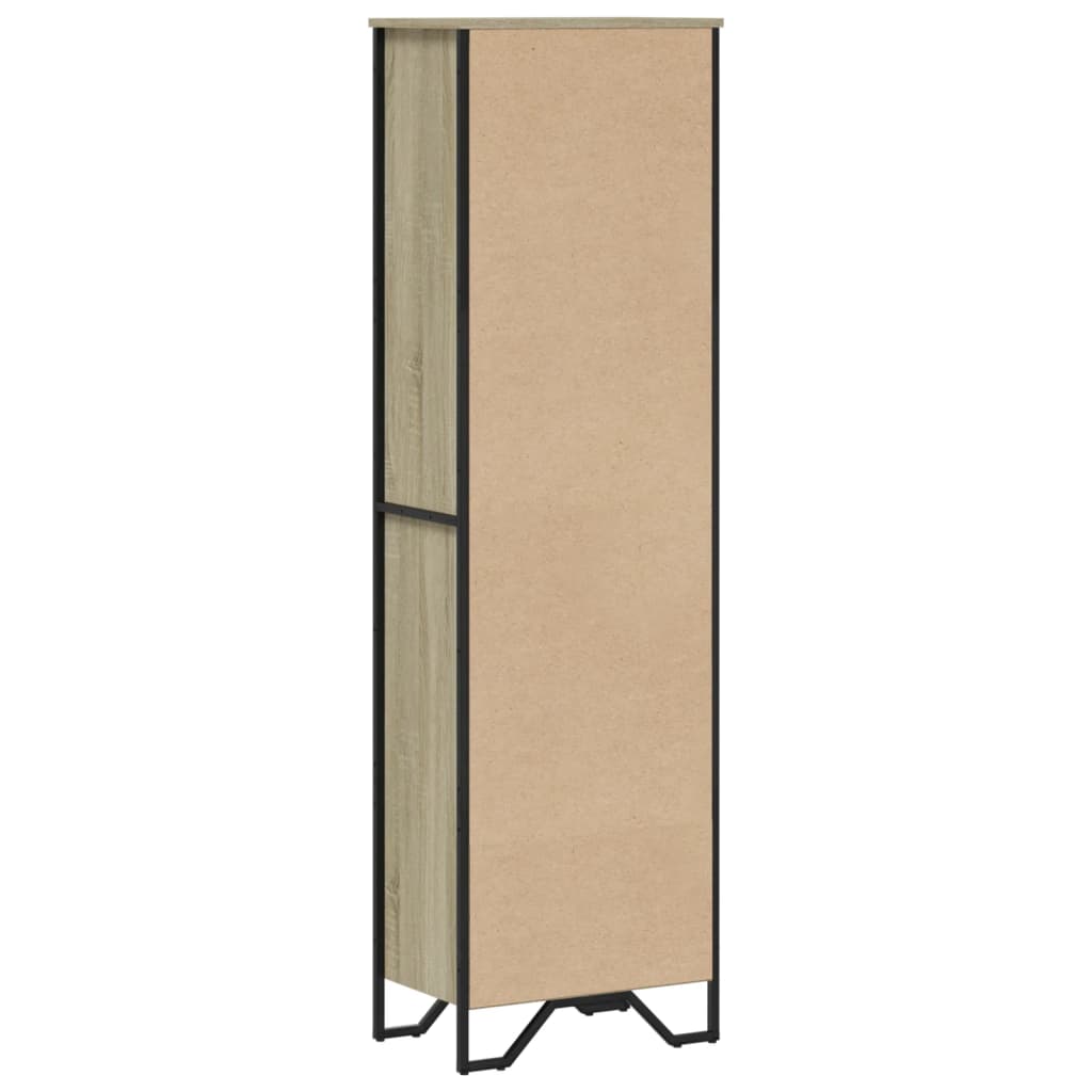 Bibliothèque chêne sonoma 50x31x169 cm bois d'ingénierie - XIOS