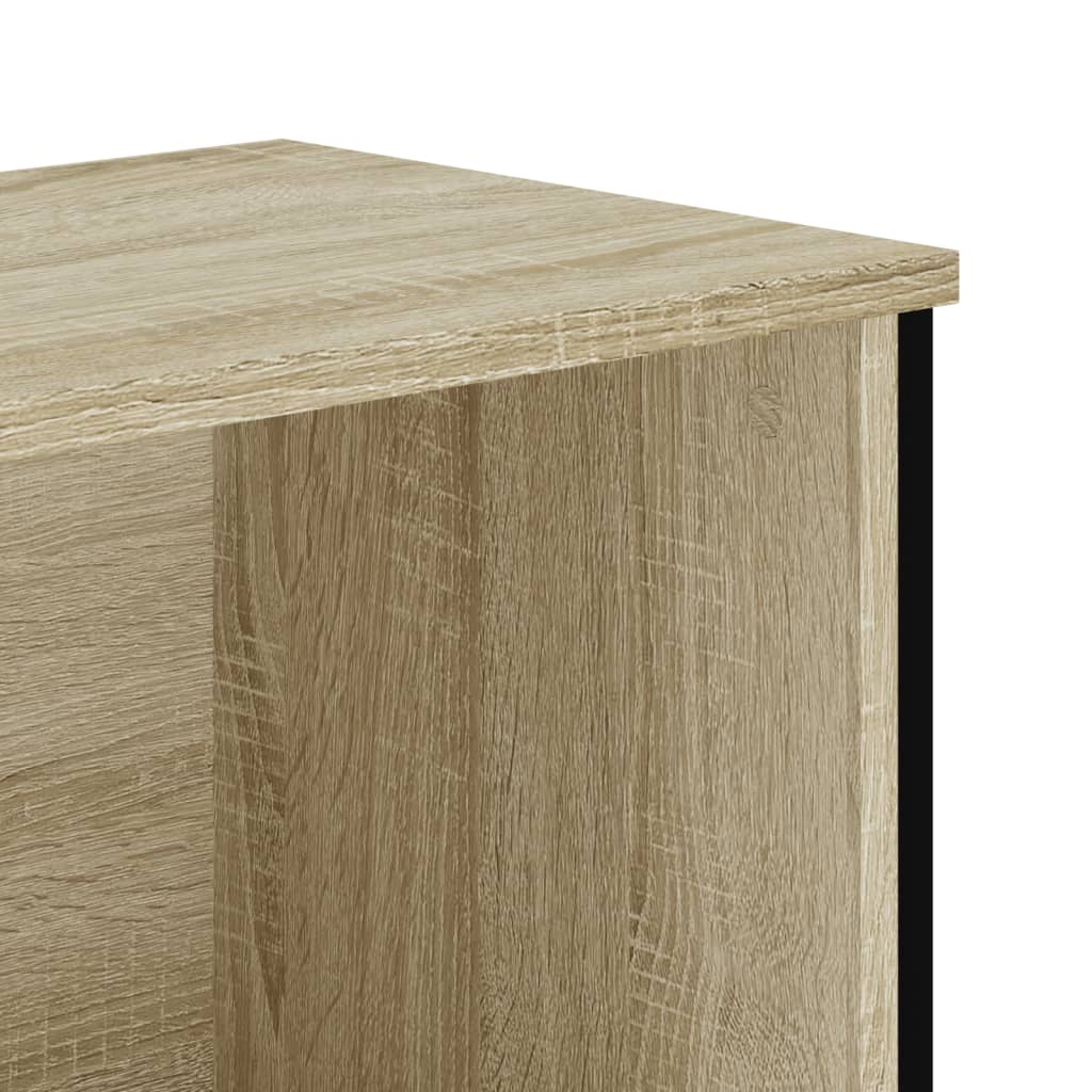 Bibliothèque chêne sonoma 50x31x169 cm bois d'ingénierie - XIOS