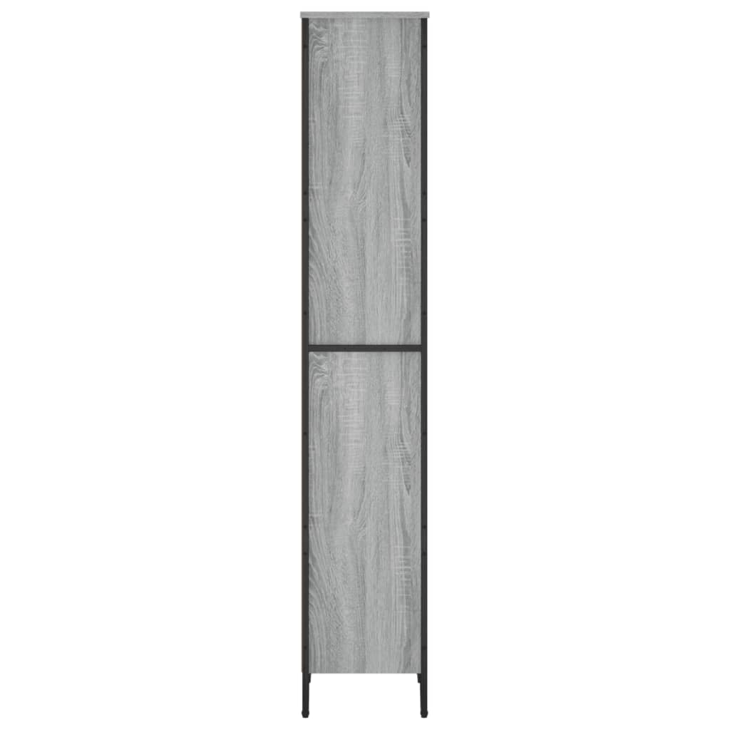 Bibliothèque sonoma gris 50x31x169 cm bois d'ingénierie - XIOS