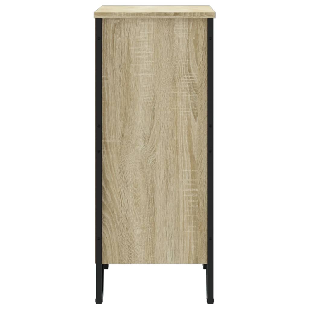 Bibliothèque chêne sonoma 80x31x74,5 cm bois d'ingénierie - XIOS