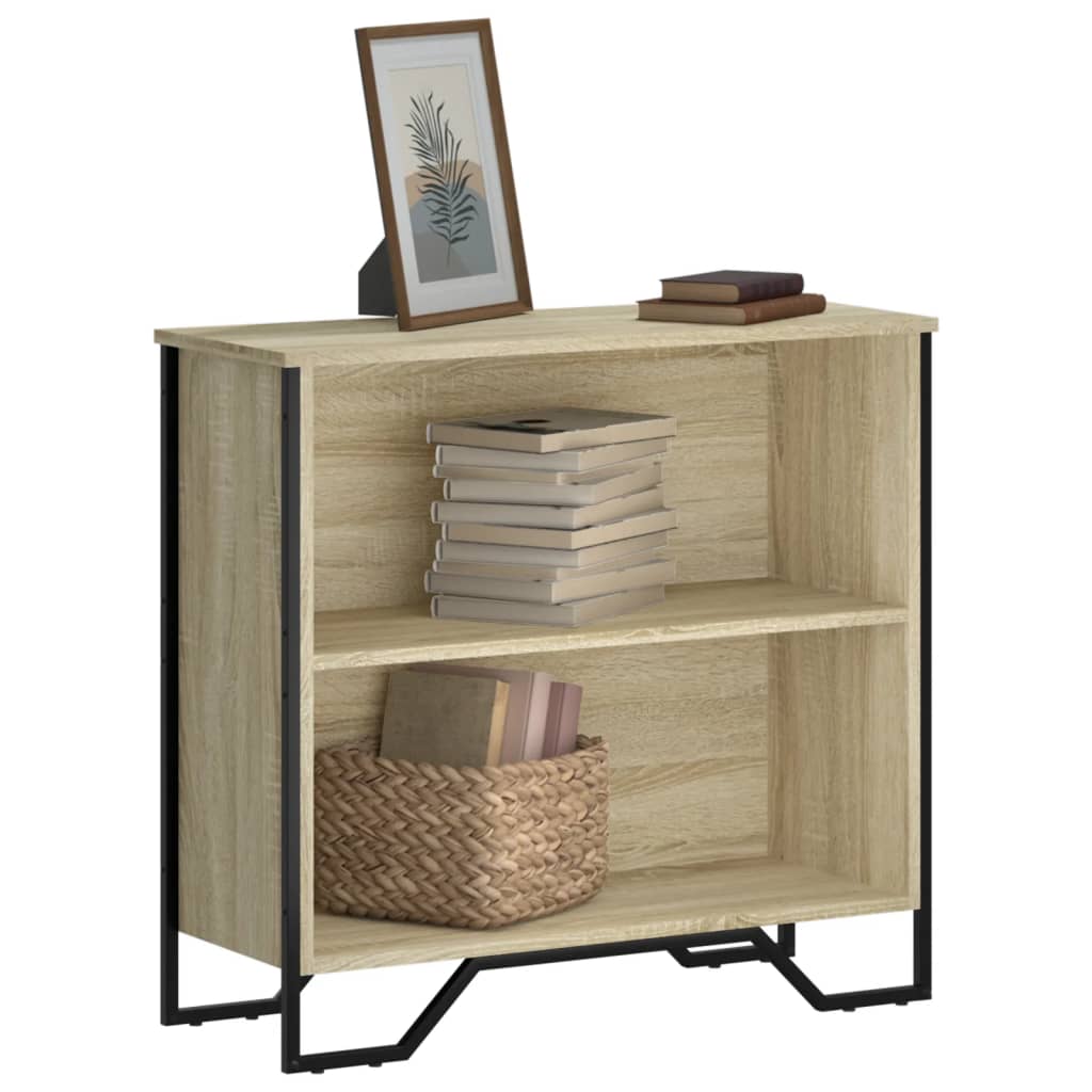 Bibliothèque chêne sonoma 80x31x74,5 cm bois d'ingénierie - XIOS