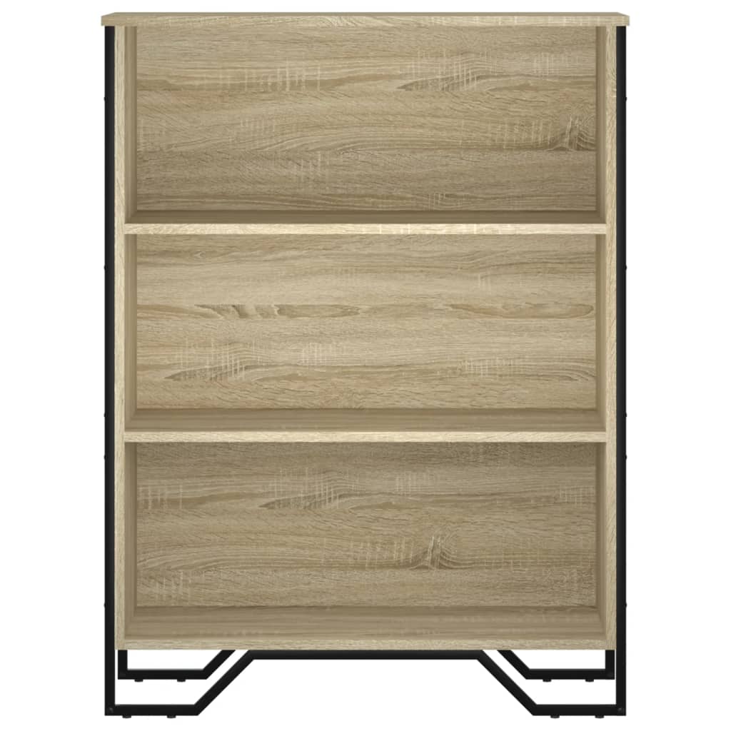 Bibliothèque chêne sonoma 80x31x106 cm bois d'ingénierie - XIOS