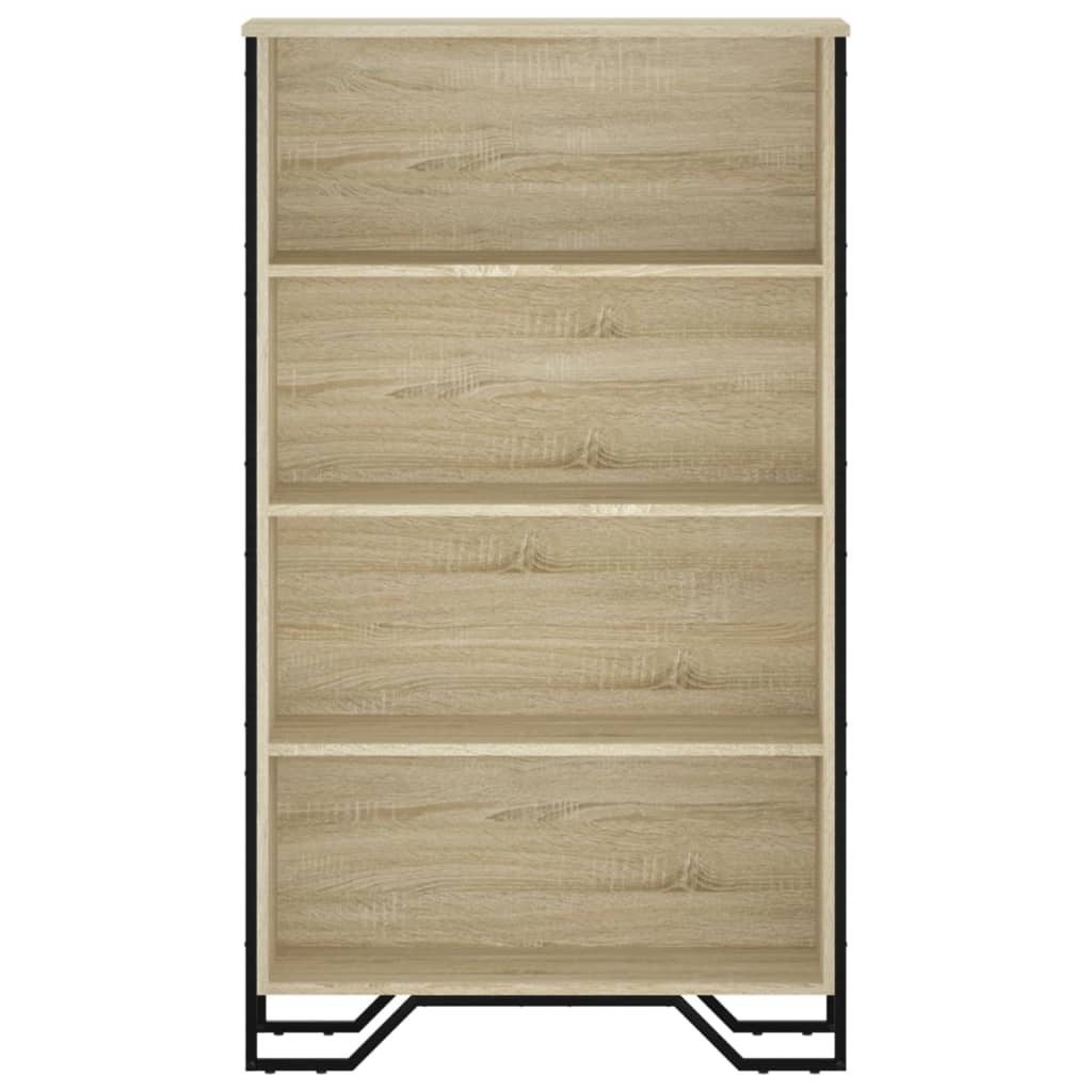 Bibliothèque chêne sonoma 80x31x137,5 cm bois d'ingénierie - XIOS