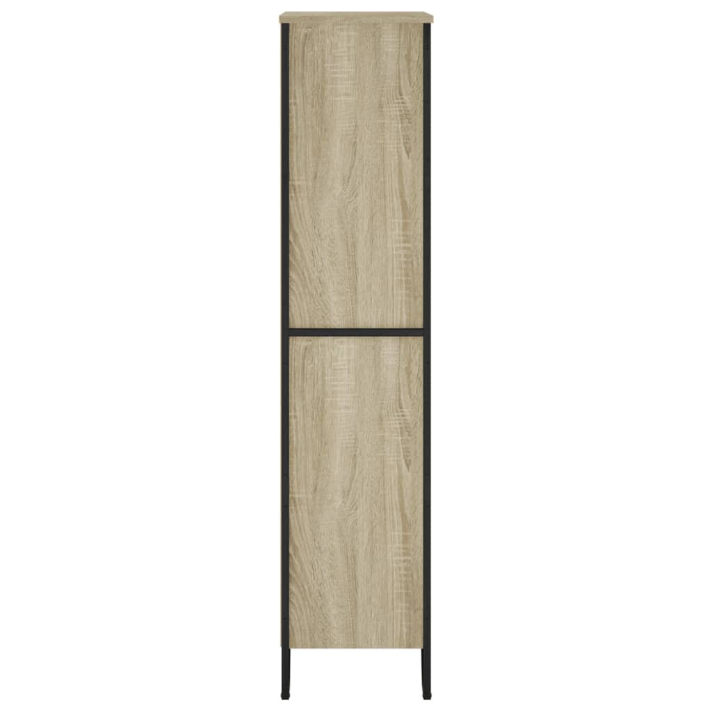 Bibliothèque chêne sonoma 80x31x137,5 cm bois d'ingénierie - XIOS