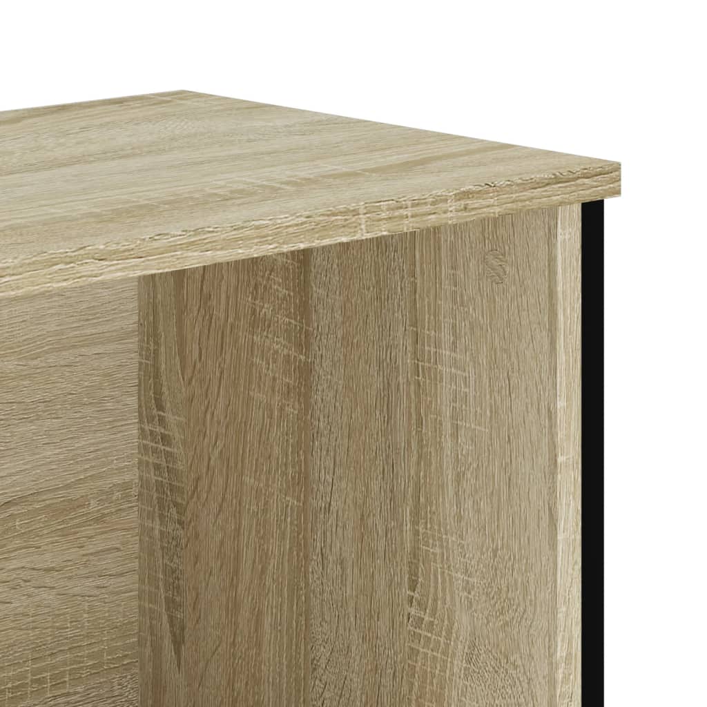 Bibliothèque chêne sonoma 80x31x137,5 cm bois d'ingénierie - XIOS