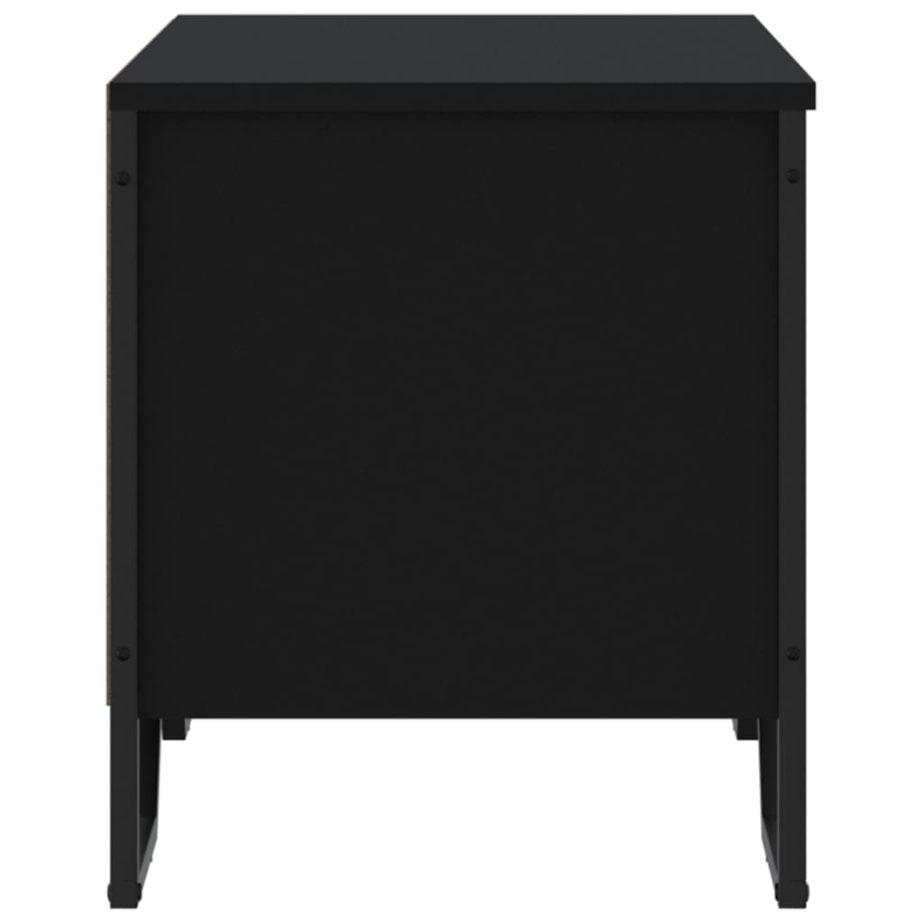 Armoire à chaussures noir 90x38x45,5 cm bois d'ingénierie - XIOS