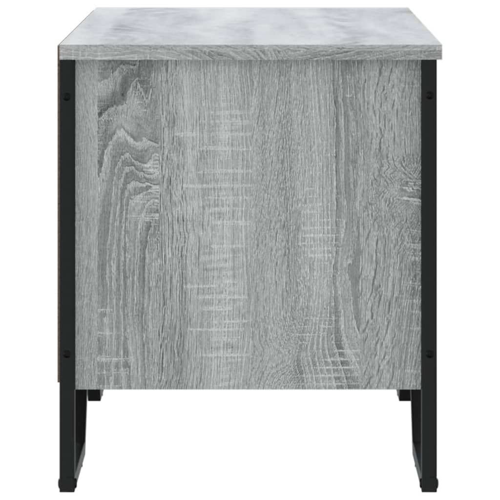 Armoire à chaussures sonoma gris 90x38x45,5cm bois d'ingénierie - XIOS