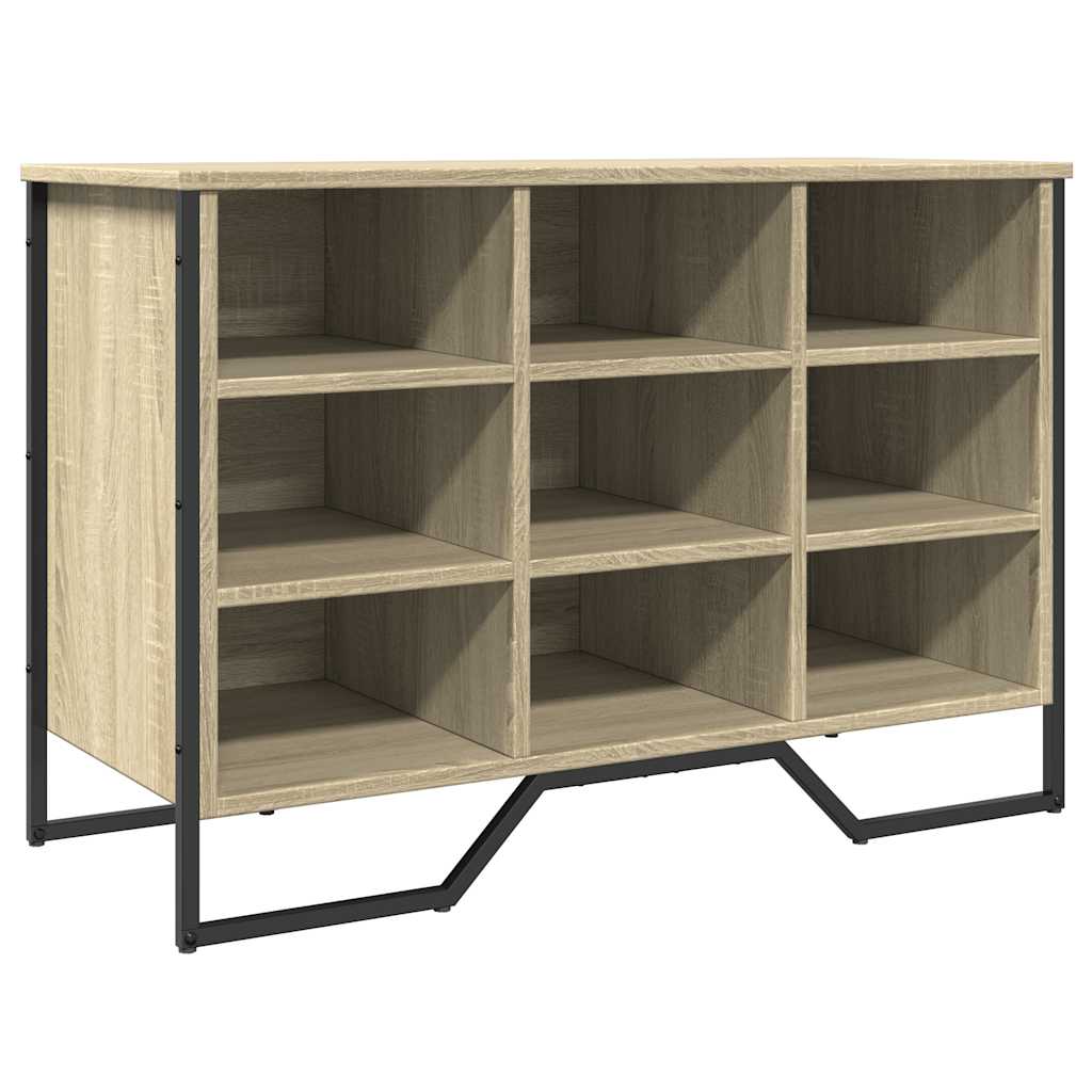 Armoire à chaussures chêne sonoma 90x38x61,5 cm bois ingénierie - XIOS