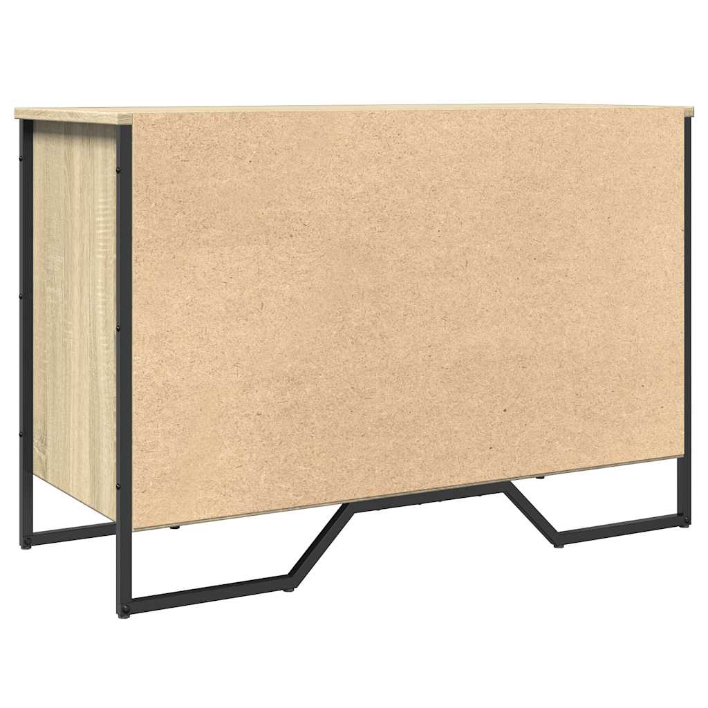 Armoire à chaussures chêne sonoma 90x38x61,5 cm bois ingénierie - XIOS