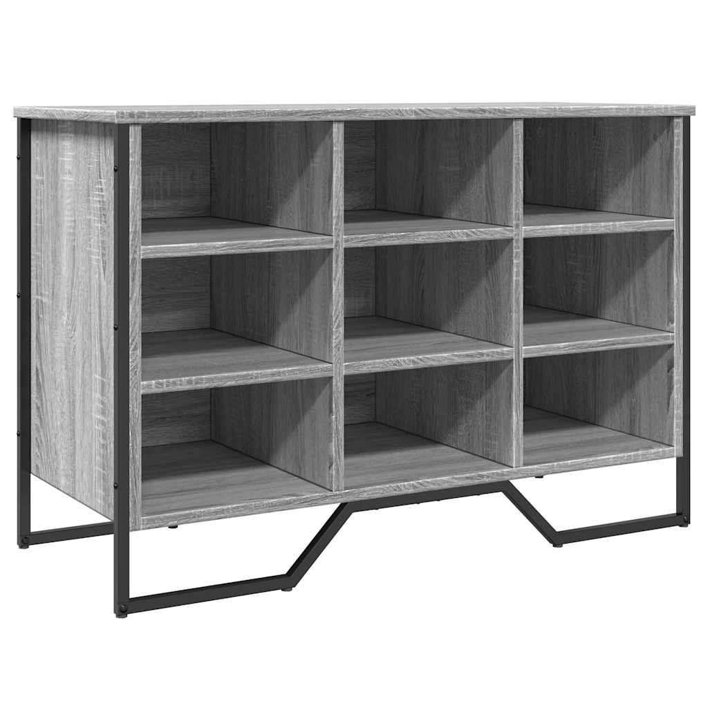 Armoire à chaussures sonoma gris 90x38x61,5cm bois d'ingénierie - XIOS