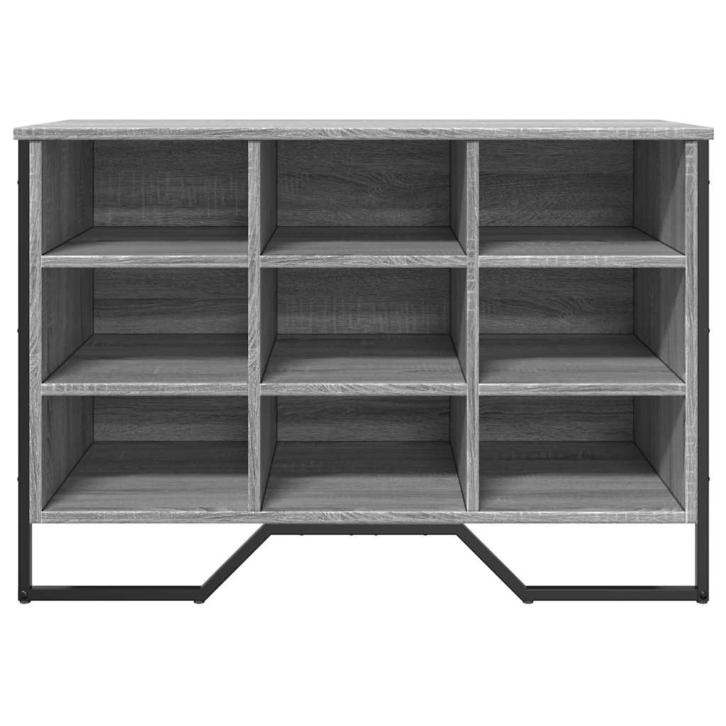 Armoire à chaussures sonoma gris 90x38x61,5cm bois d'ingénierie - XIOS