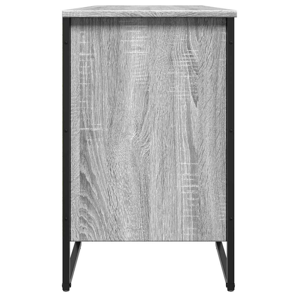 Armoire à chaussures sonoma gris 90x38x61,5cm bois d'ingénierie - XIOS