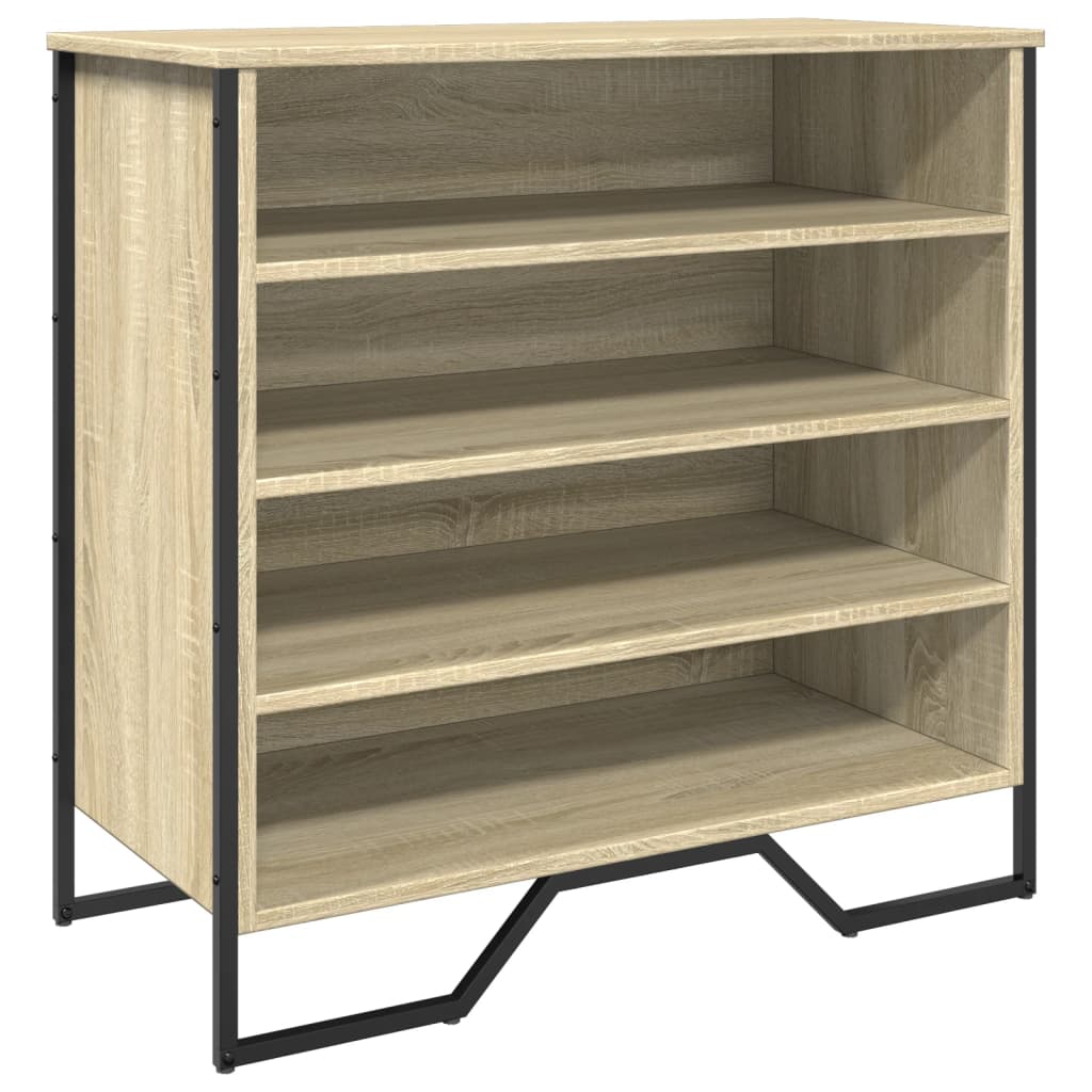 Armoire à chaussures chêne sonoma 80x38x78 cm bois d'ingénierie - XIOS