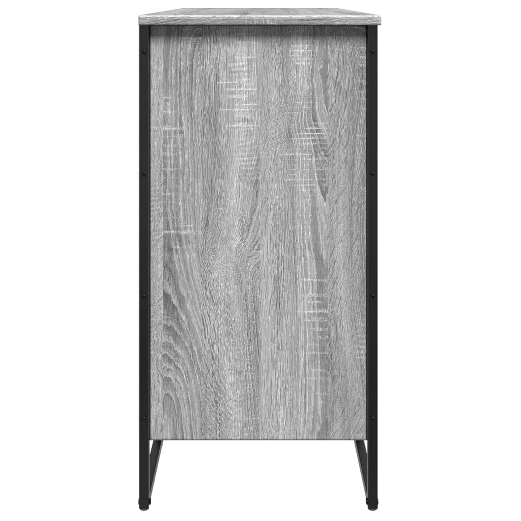 Armoire à chaussures sonoma gris 80x38x78 cm bois d'ingénierie - XIOS