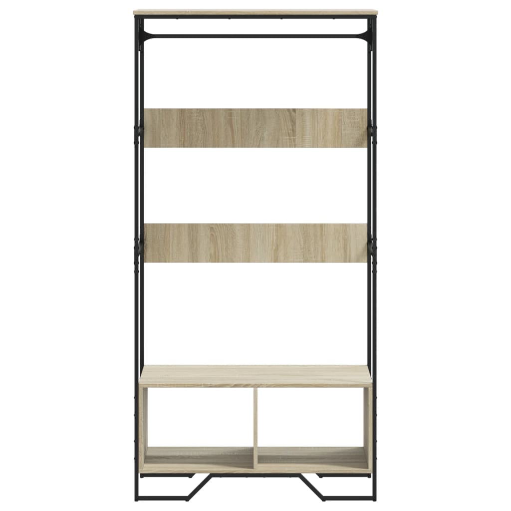 Armoire chêne sonoma 90x50x180 cm bois d'ingénierie - XIOS