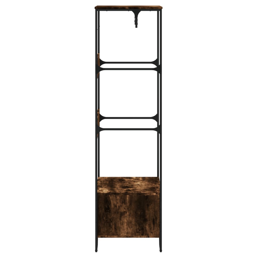 Armoire chêne fumé 90x50x180 cm bois d'ingénierie - XIOS