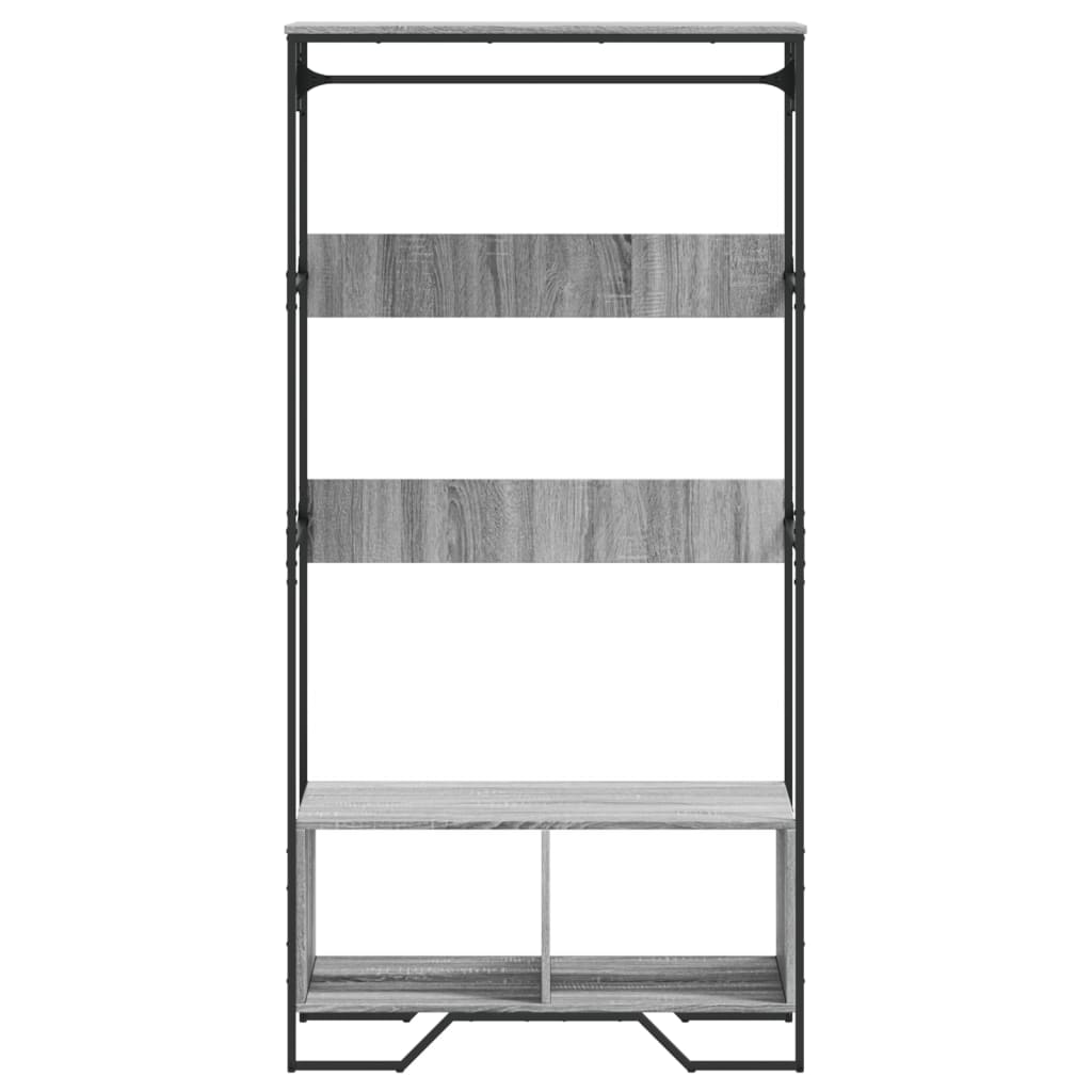 Armoire sonoma gris 90x50x180 cm bois d'ingénierie - XIOS