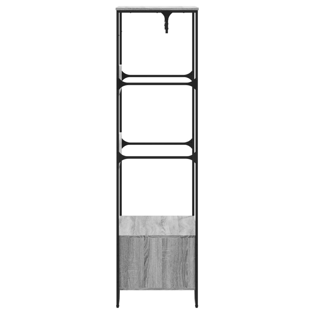 Armoire sonoma gris 90x50x180 cm bois d'ingénierie - XIOS