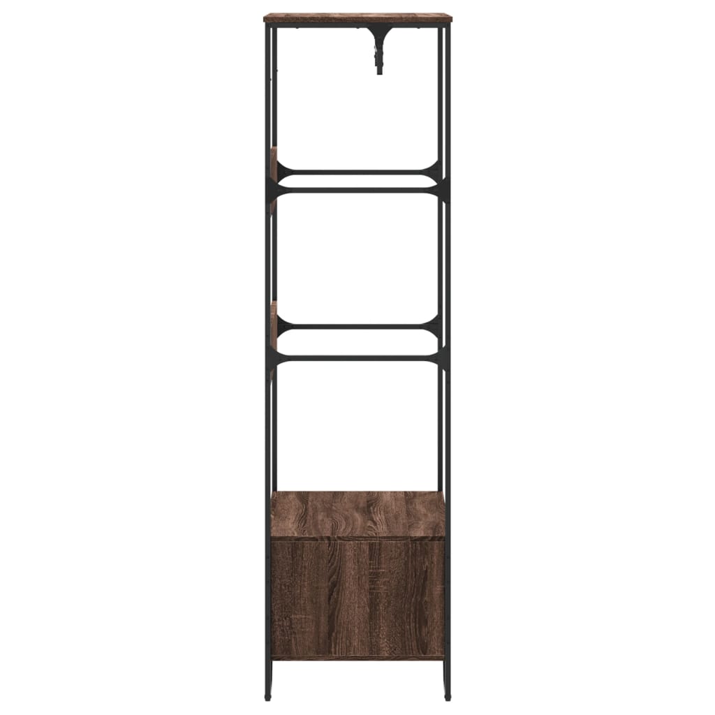 Armoire chêne marron 90x50x180 cm bois d'ingénierie - XIOS