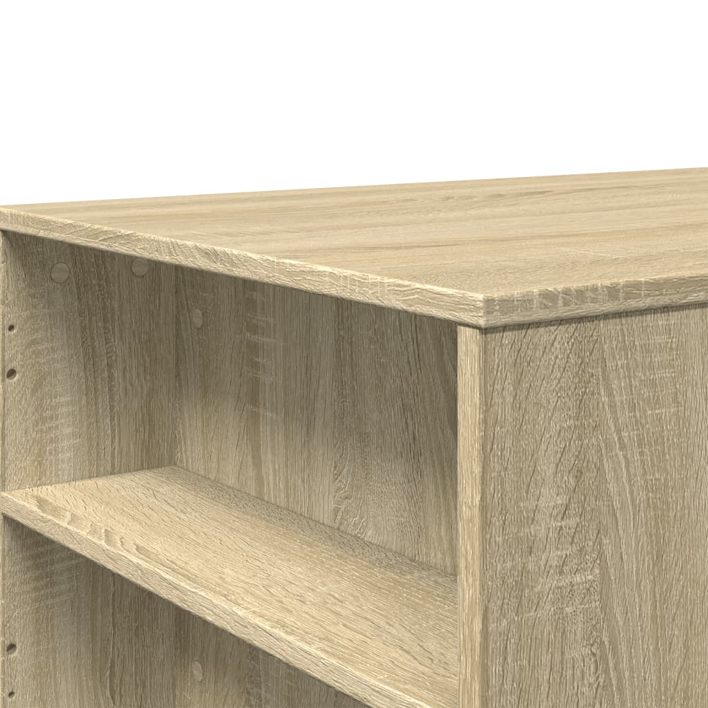 Table basse chêne sonoma 102x55x42 cm bois d'ingénierie - XIOS