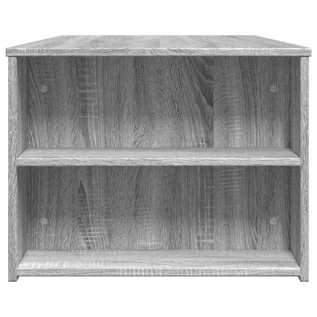 Table basse sonoma gris 102x55x42 cm bois d'ingénierie - XIOS